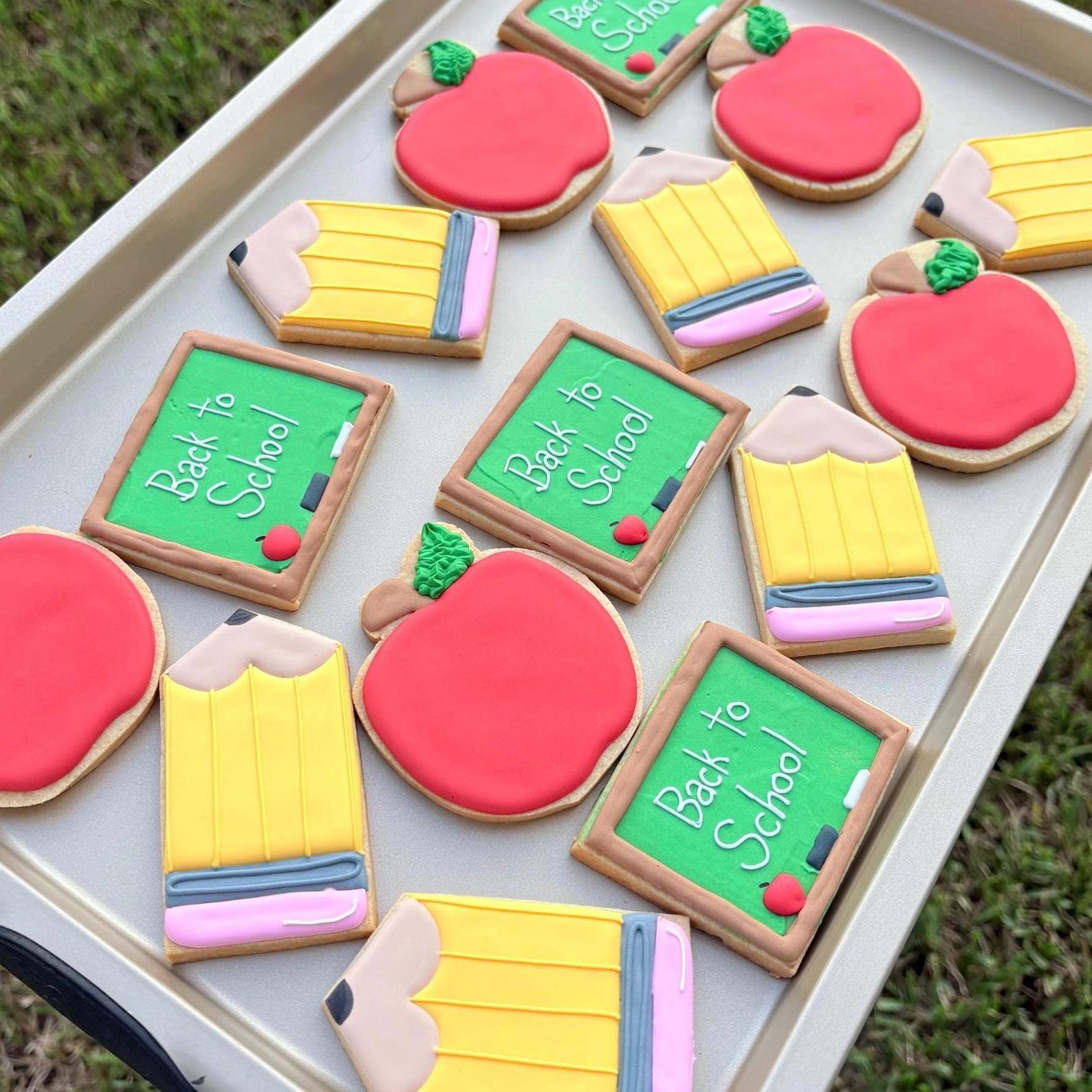 FREE SHIPPING/ Back to School Cookies • Teacher Cookies • Teacher Gift ...