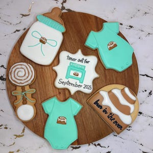 FREE SHIPPING - Baby shower cookies - Cute baby shower - boy cookies - baby boy - baby girl - girl cookies - gender reveal - baby