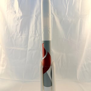 Vulcan Centaur Rocket Model With Deployable Satellite