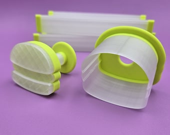 Cake Pop Cutter - Burger (Embossed)