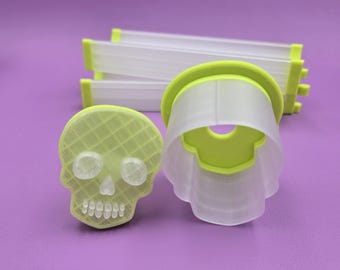 Cake Pop Cutter - Skull (Embossed)