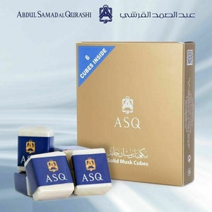 ASQ Solid Musk Cubes: Abdul Samad Al Qurashi, 6-Piece Set