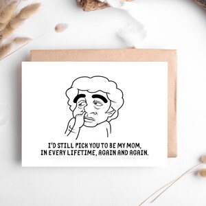 Pick You Mom Digitale wenskaart Plukken neus cadeau voor moeder Afdrukbare kaart voor Moederdag Grappige wenskaart voor moeder grappig cadeau-idee