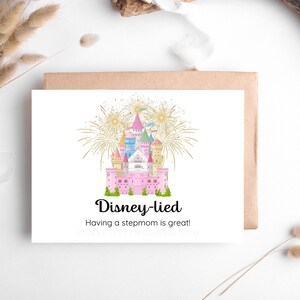 Tarjeta de felicitación digital para madrastra, regalo para mamá, regalo divertido e imprimible para el Día de la Madre, regalo único para madrastra, tarjeta de felicitación de cuento de hadas para mujer especial