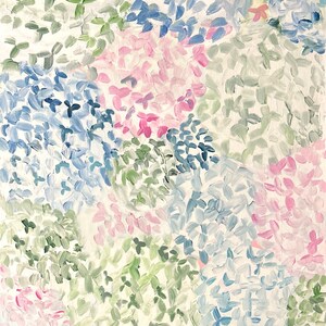 Abstract hydrangeas pdf print