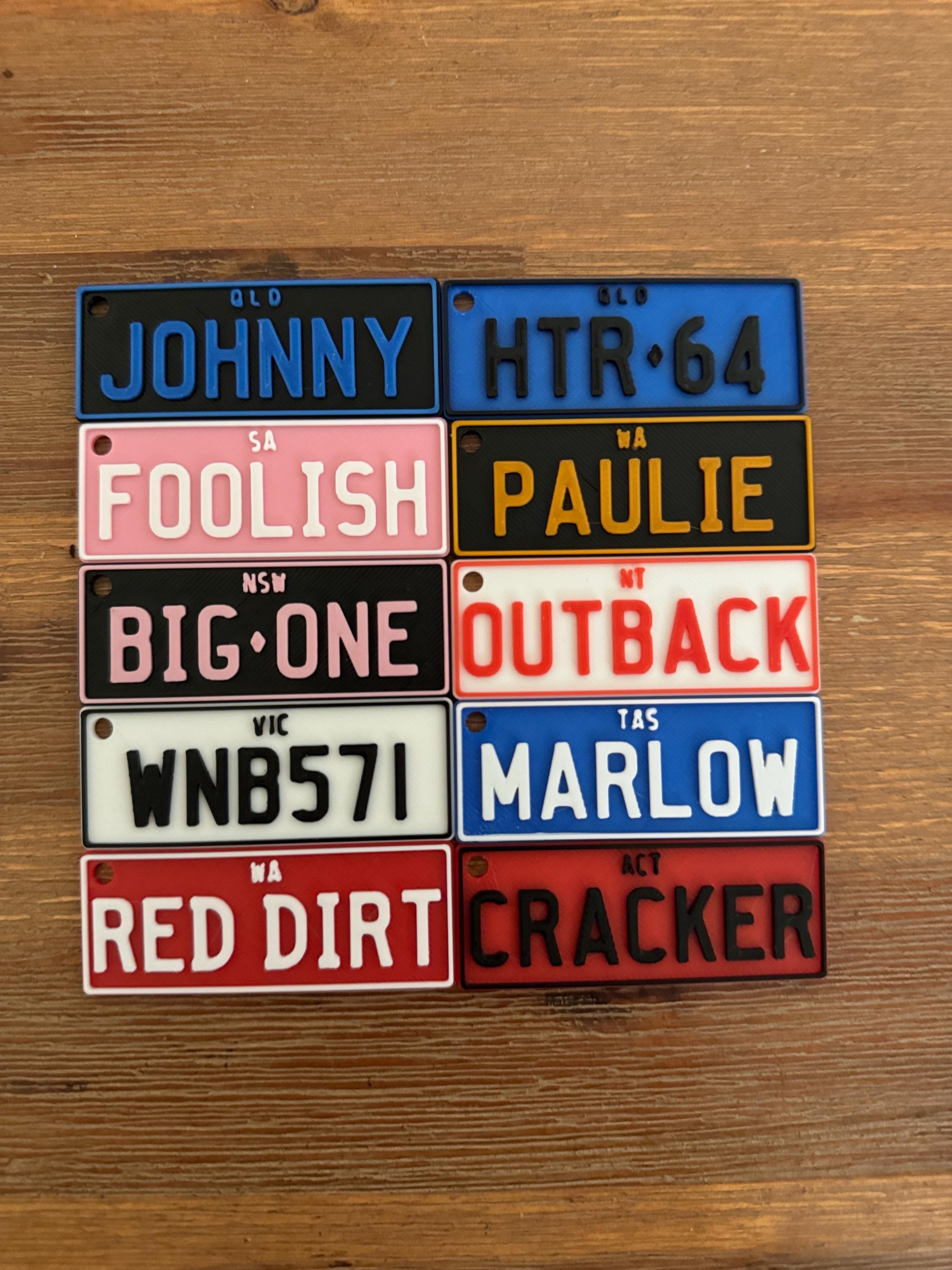 Personalised Number Plate - Number Plate Keyring - Turn Your Plate Into ...