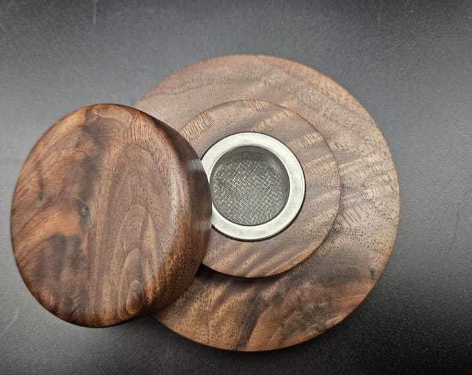 Hardwood Cocktail Smoker - Handmade (Walnut, Mahogany)