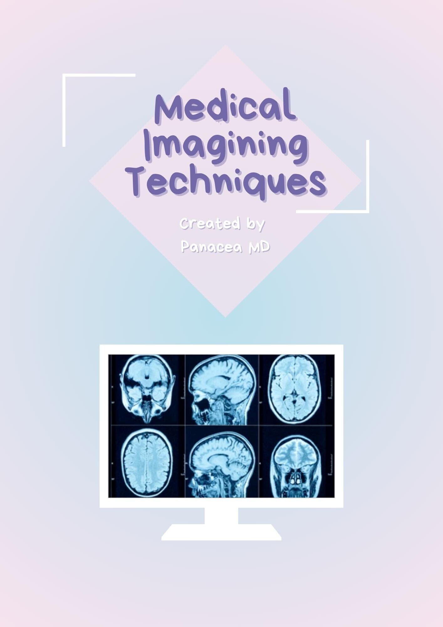Mri School Homework Medical Imaging Techniques (x-ray MRI CT Ultrasonography) Study Guide ...