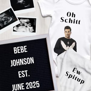 Oh Schitt Instagram Anuncio de bebé, Redes sociales, Anuncio de embarazo, Divertido, Editable, Schitts Creek Inspirado, David Rose, Bebe