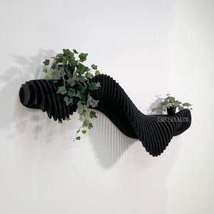 Modern Parametric Shelf, New Design Large wall decor, Living room office decorations