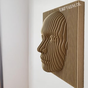 Face wall art, Parametric large Wall Hangings