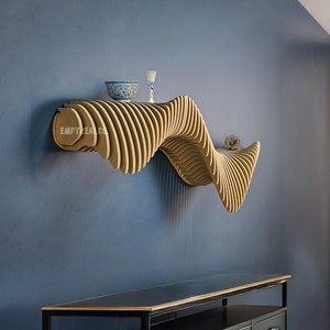 Parametric Shelf, New Design Large wall décor, Living room office decorations