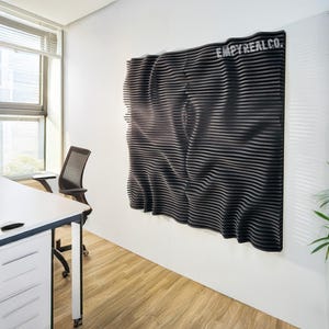Extra large wall art, parametric wall decor, Acoustic Parametric Wall Hangings