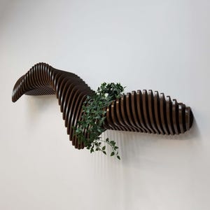 Modern Parametric Shelf, Unique Style, New Design Large wall Decor, Living room office Decoration