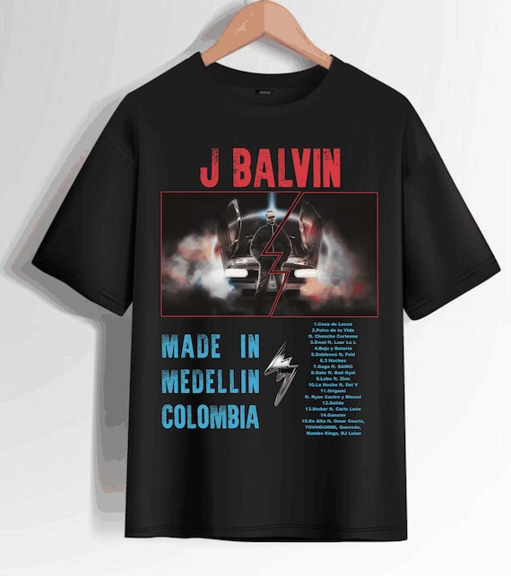 J Balvin Inspired DTF Design PNG PDF - Transparent Background - Multiple Colors - Instant Download - T-Shirt Transfer Print