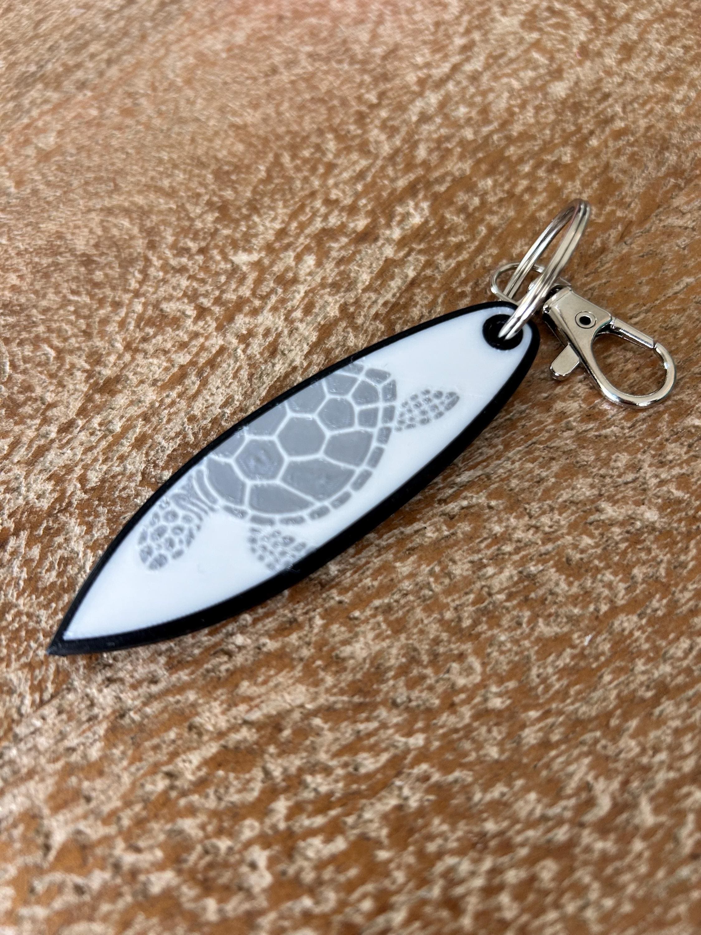 Surfboard Keychain | 3 Designs | 3D Printed | Great Gift for Beach