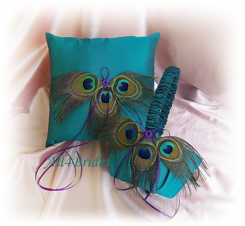Peacock Bridal Garters Teal and Gold Wedding Garters.