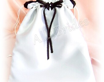 Wedding money dance bag, bridal drawstring bag.