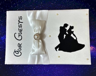 Fairytale princess wedding guest book