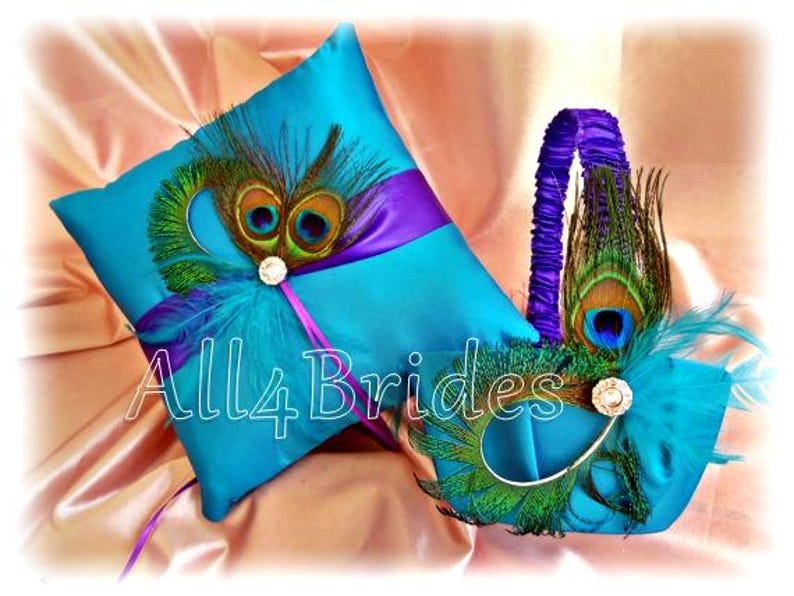 Blue Peacock Feather Bridal Fascinator Hair Clip afbeelding 10
