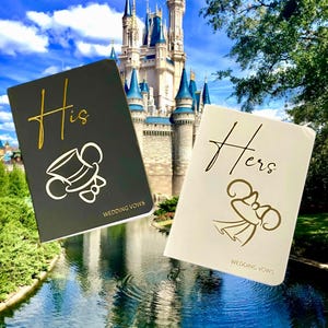 Wedding Vow Books: His and Hers Notebooks