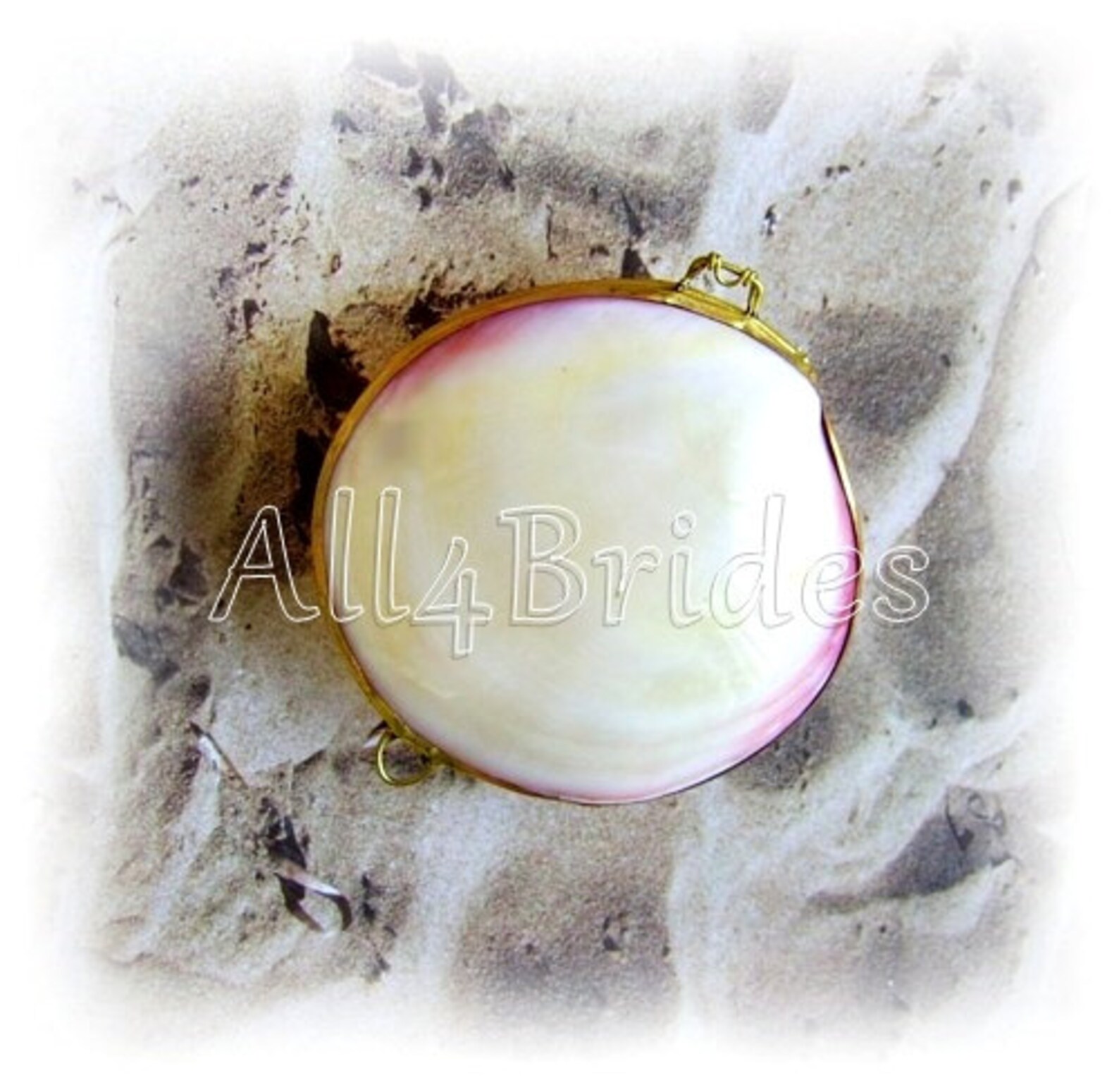 Seashell Clam Ring Holder Ring Bearer Seashell Box Beach Etsy