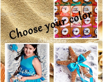 Beach Wedding Starfish Ring Pillow, Real Starfish Ring Holder For Your Ring Bearer, Custom colors.