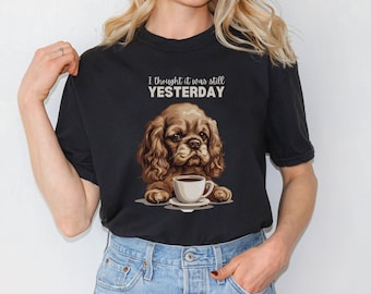 T-shirt cocker-spaniël: Sarcastic Dog Mom-T-shirt