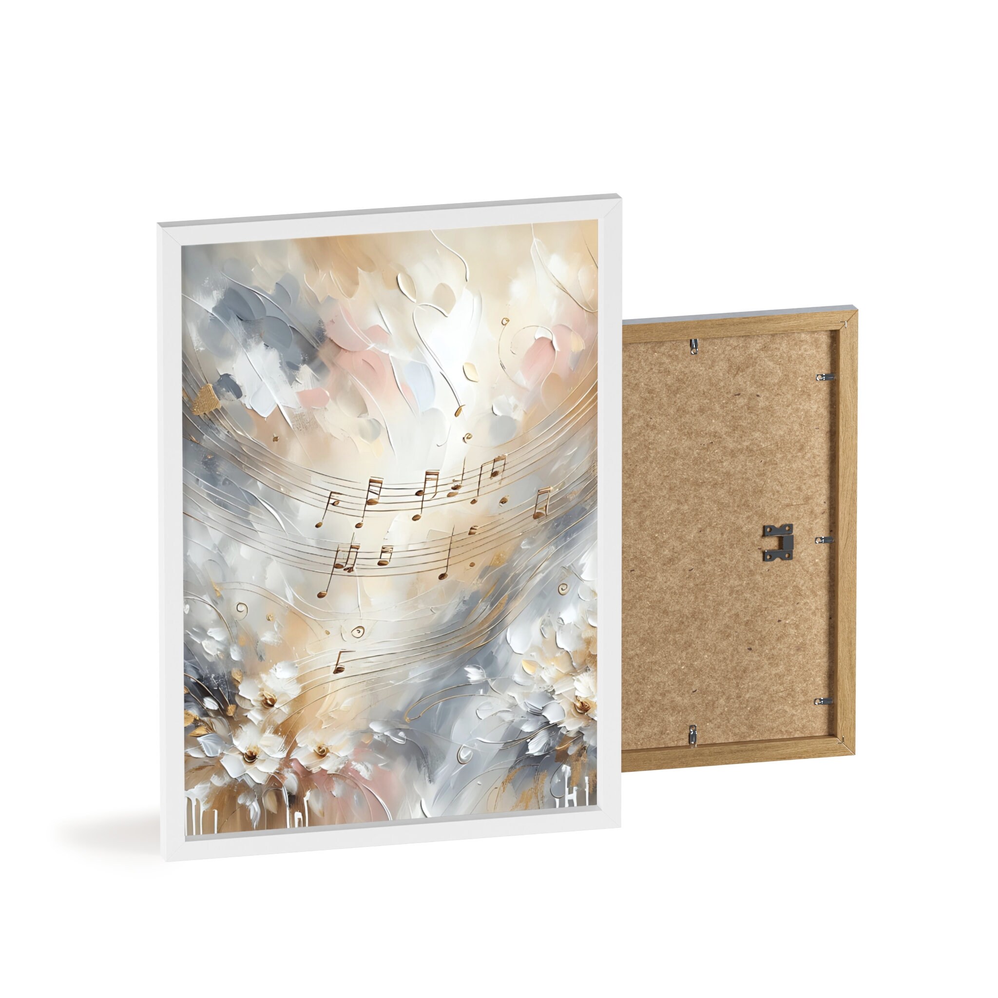 Music Note Posters, Music Room Wall Art, Abstract Art Print, Gift for ...