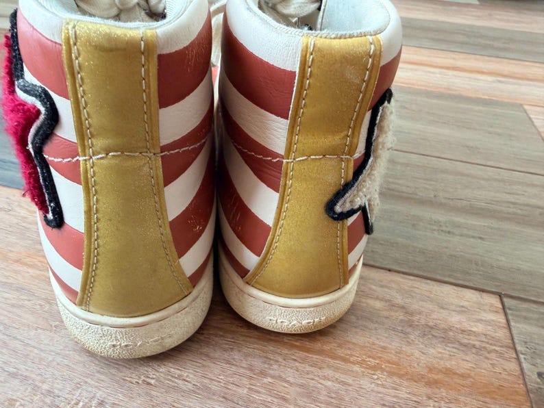 Coach Americana Stars & Stripes High Top Sneakers - Mickey Mouse - Size 9B zdjęcie 5