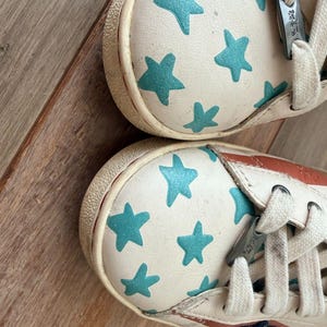 Coach Americana Stars & Stripes High Top Sneakers - Mickey Mouse - Size 9B zdjęcie 4