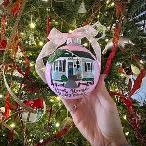 Custom Painted House Ornament