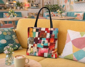 Paul Klee: Rhythmic Color Theory | Double-Sided All-Over Print Tote Bag | 3 Sizes Museum Edition