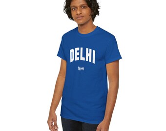 Delhi - camiseta indiana Gildan, camiseta para presente de viagem, camiseta hindi, unissex
