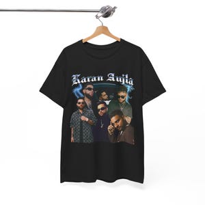 Karan Aujla Retro Gildan Shirt, Presente Vintage Punjabi Rap, Camiseta Clássica Minimalista, Camiseta Estampada Punjabi Hip-Hop, Camiseta Retro Fashion, Tauba Tauba