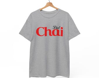 Diet Chai Funny Desi Shirt, Diet Chai Unisex Gildan Tee, Coca Cola Logo Gift Shirt, Graphic Tee, Indian Shirt, Pakistani Shirt