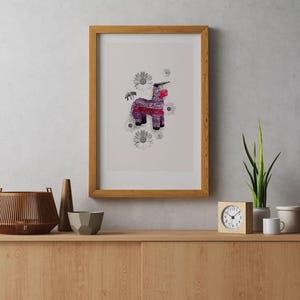 Ferdinand the Bull - Collage Art Giclee Print