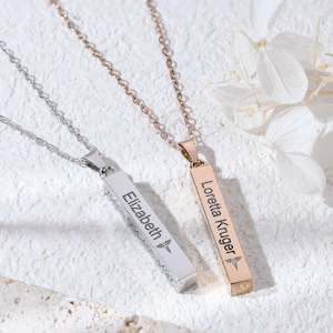 Custom Medical Alert Necklace, Stainless Steel Engraved Medical ID Necklace, Emergency Med Alert Necklace for Men Women, Allergy Necklace