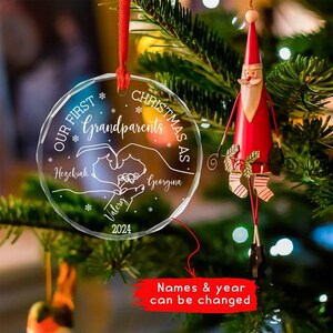 Personalisierte dreiköpfige Familie Weihnachtsverzierung, kundenspezifische neue Familienverzierung, Babys erste Weihnachtsverzierung, personalisierte Familienverzierung
