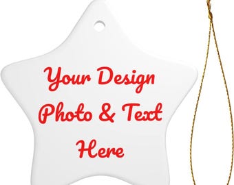 Adorno personalizado, Navidad personalizada, adornos navideños, adorno personalizado, adorno con foto, regalo con foto para las fiestas, adorno de ambos lados