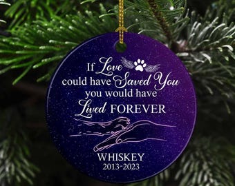 パーソナライズされた名前と年記念フォーエバーキャットドッグ