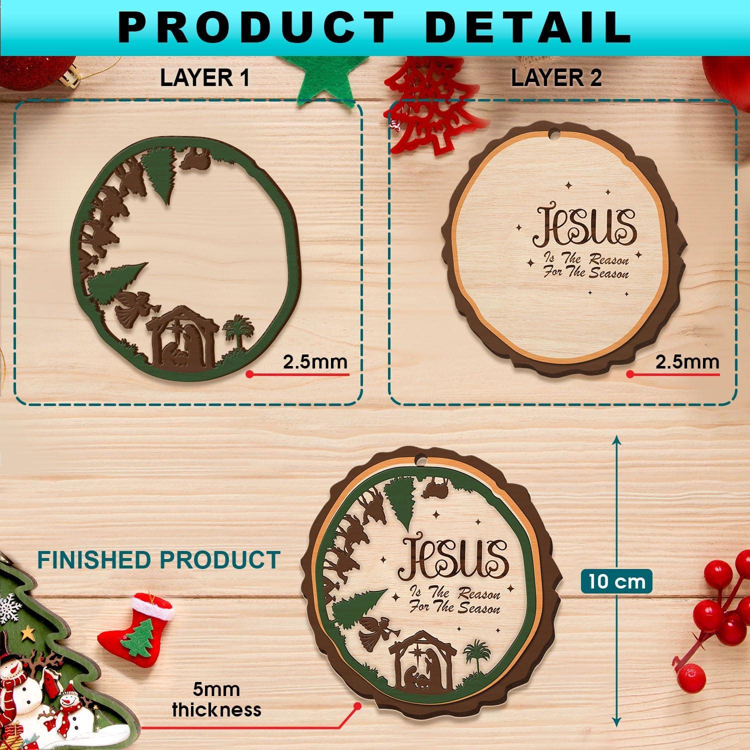 FOMIYES Bougie Souvenir De Noël Et Chaise En Bois Avec Inscription