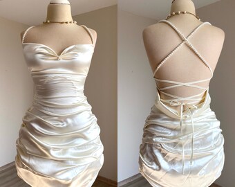 Vestido de satén, Vestidos de satén para mujer, Vestidos de novia, Vestidos de fiesta, Vestidos de dama de honor, Vestido de fiesta