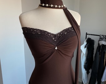 Top con costura princesa, top de encaje, top con escote corazón, blusa estilo corsé, blusa de mujer estilo y2k.