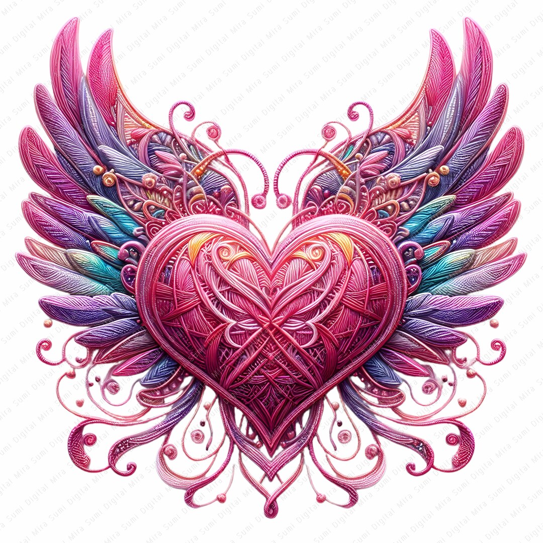 Pink Heart Clipart, Valentines Day Clip Art, Valentine Graphics, Junk ...