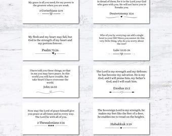 365 Bible Verse Cards, Daily Inspiration (Digital Download)