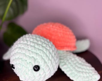 crochet plush turtle