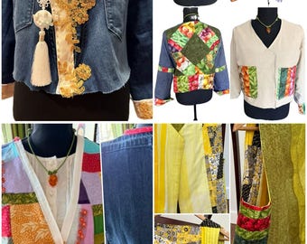QUILTED JACKET & VEST from Scraps — Step-by-Step Sewing Instructions (Digital Download)