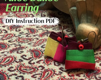 DIY Alloc-Dalloc-oorbel | Hanbok-naai-instructie pdf (traditionele Koreaanse stof)