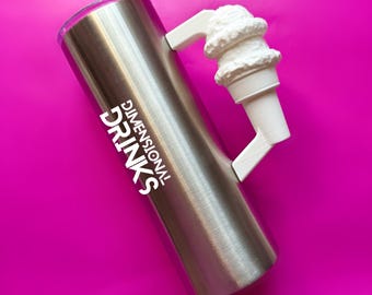Ice Cream Cone Tumbler Handle